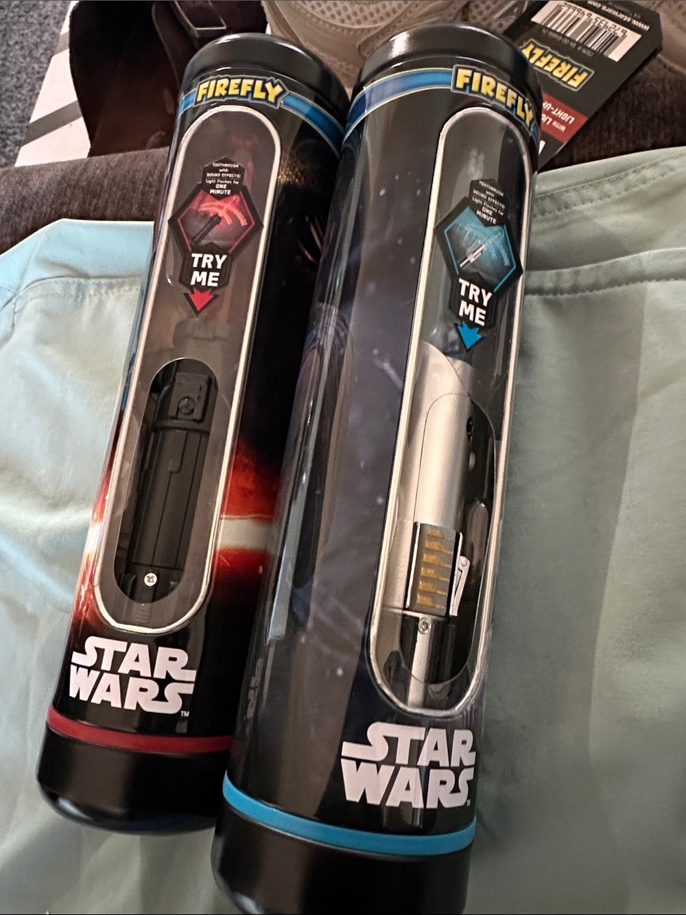 Star Wars Firefly Lightsaber Set - Black & Silver